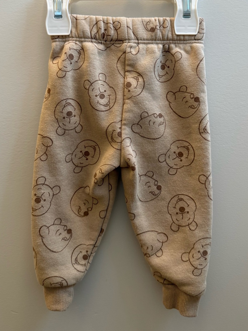 Disney Winnie the Pooh Face Print Joggers 6M Gender Neutral